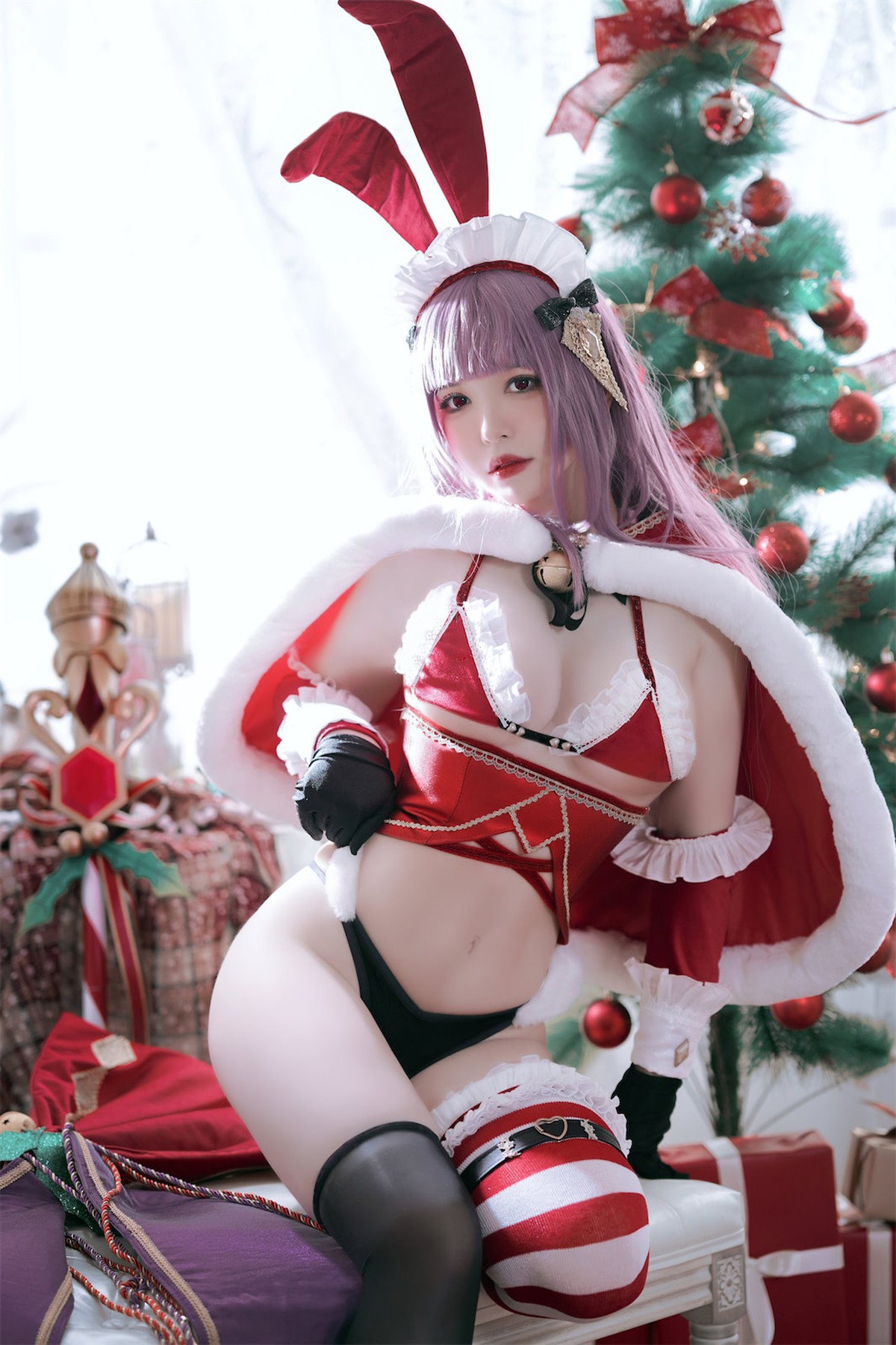 Cosplay半半子ChristmasBunnyAike写真集