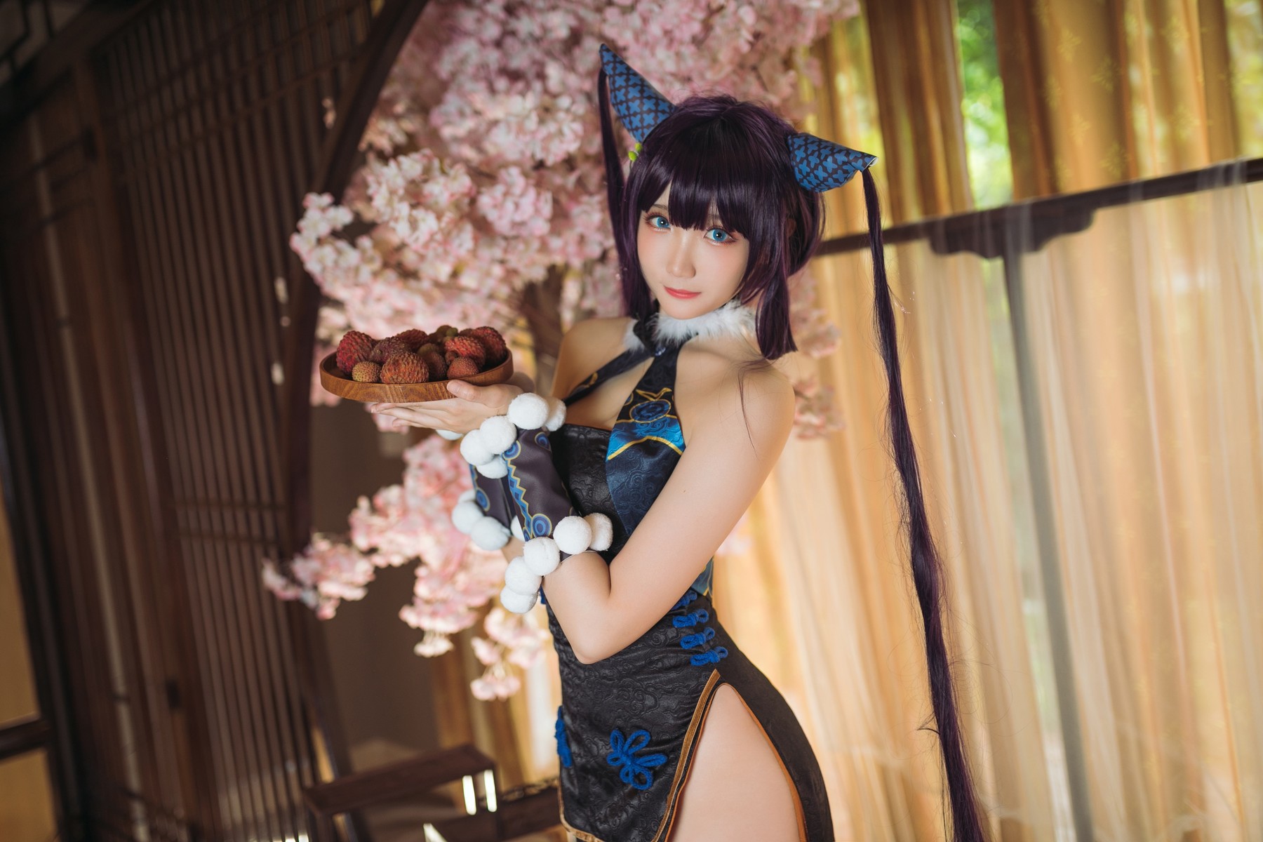 Cosplay瓜希酱杨贵妃套图