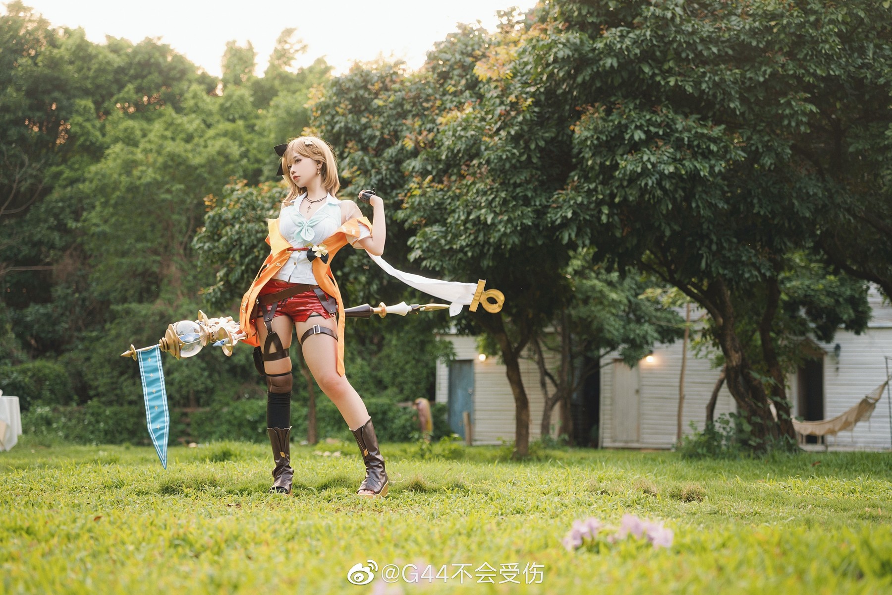 CosplayG44不会受伤雅努斯ampライザリンシュタウト网红写真