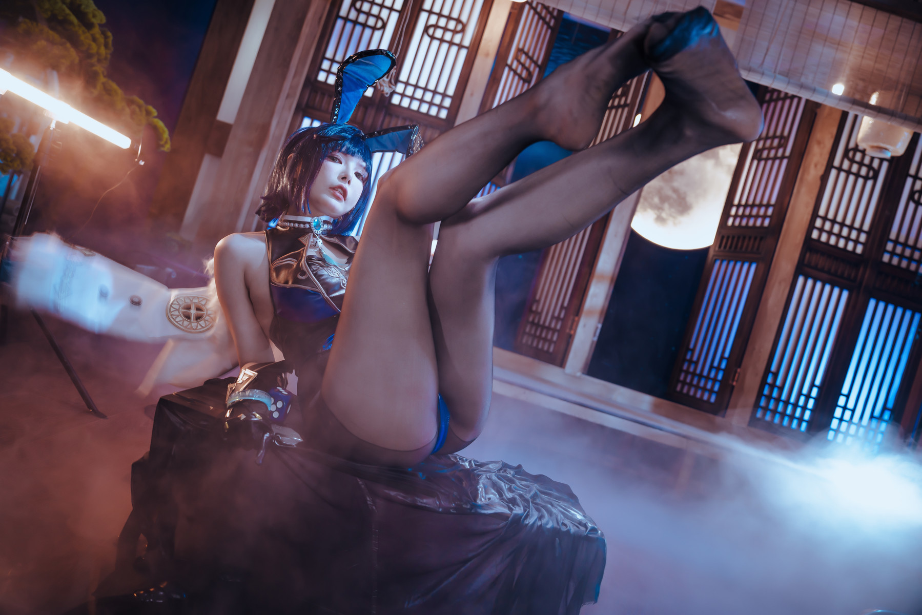 Cosplay夏小秋秋秋夜兰兔女郎Set02限时福利