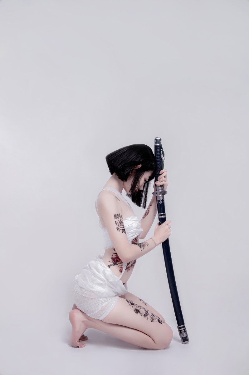 Cos阮邑Fairy绑带和武士41P精修版