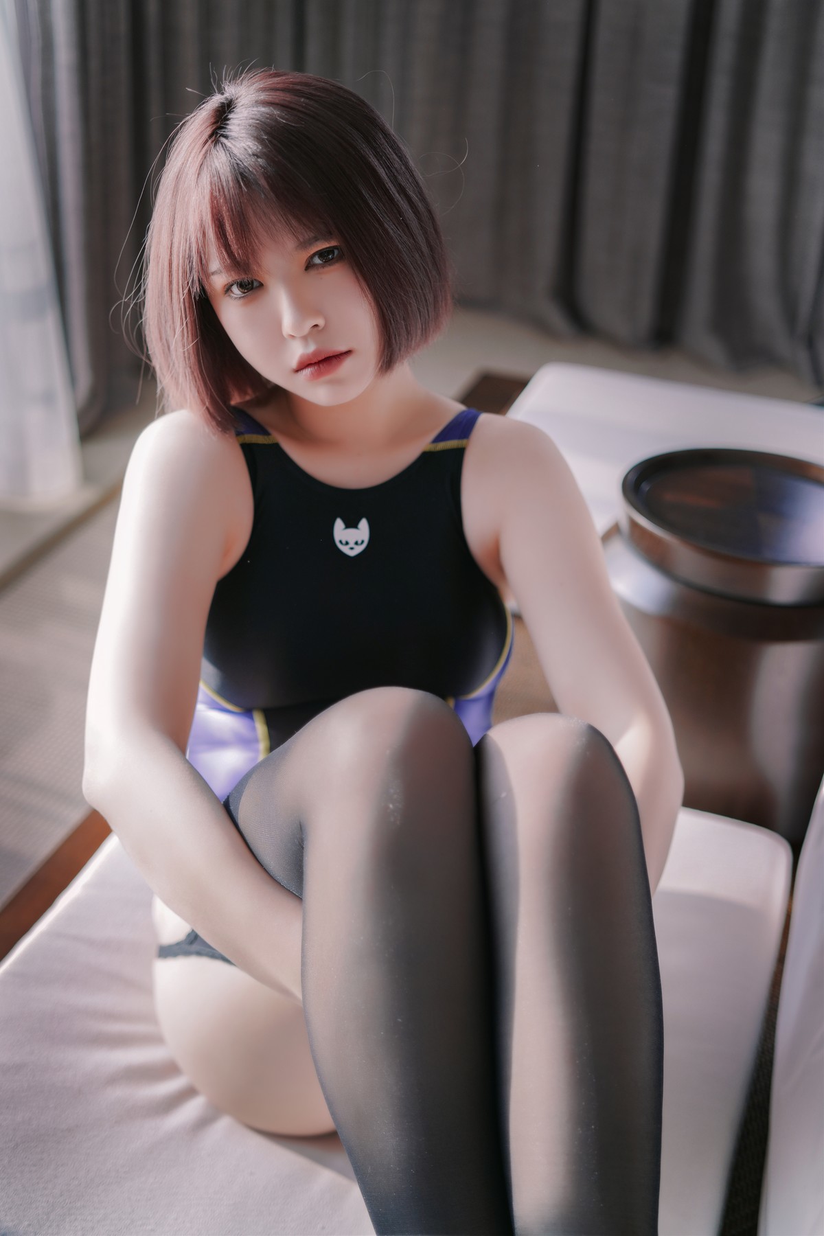 Cosplay半半子競泳水着を着た彼女限时福利