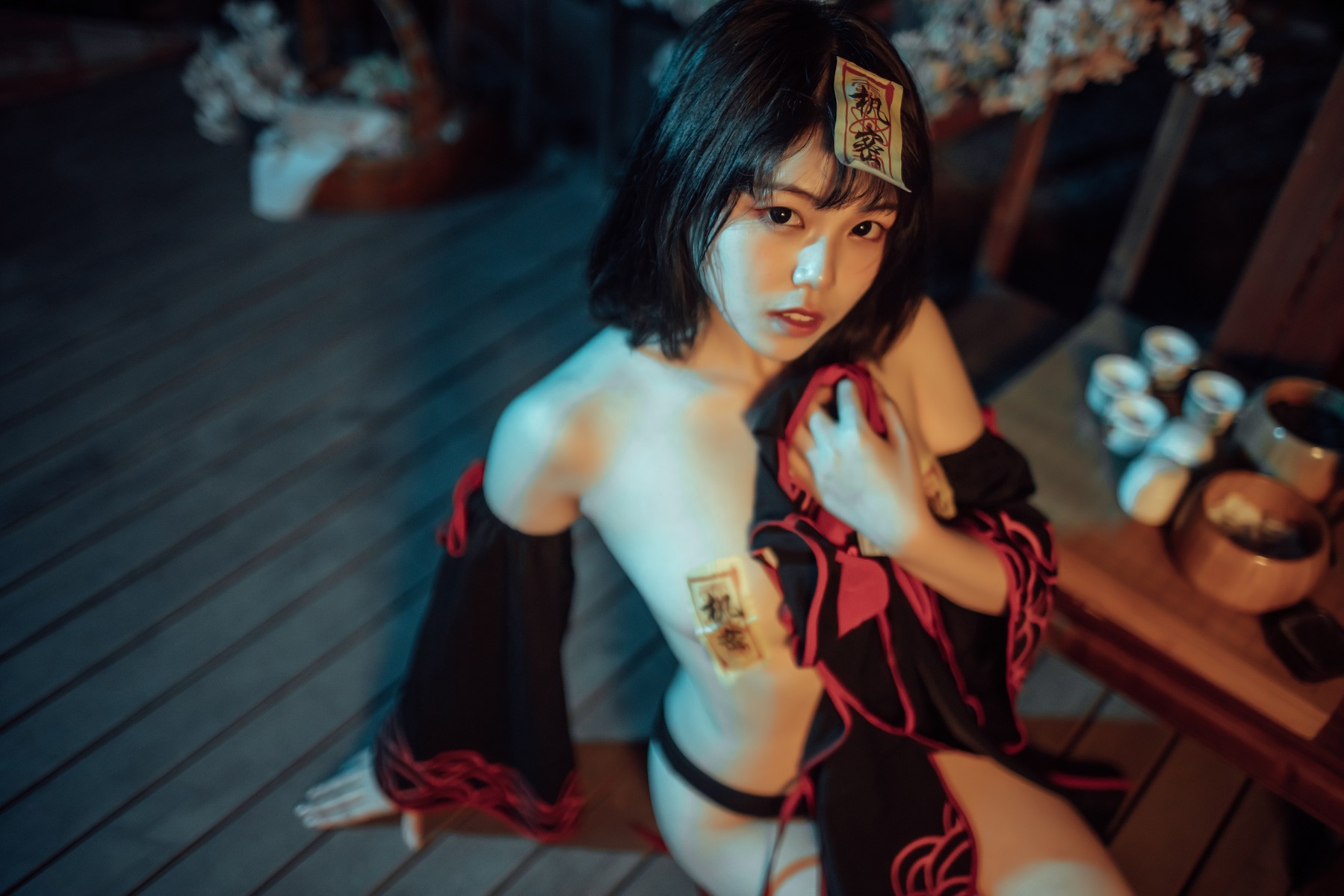 Cosplay七月喵子小僵尸LittleZombie完整版