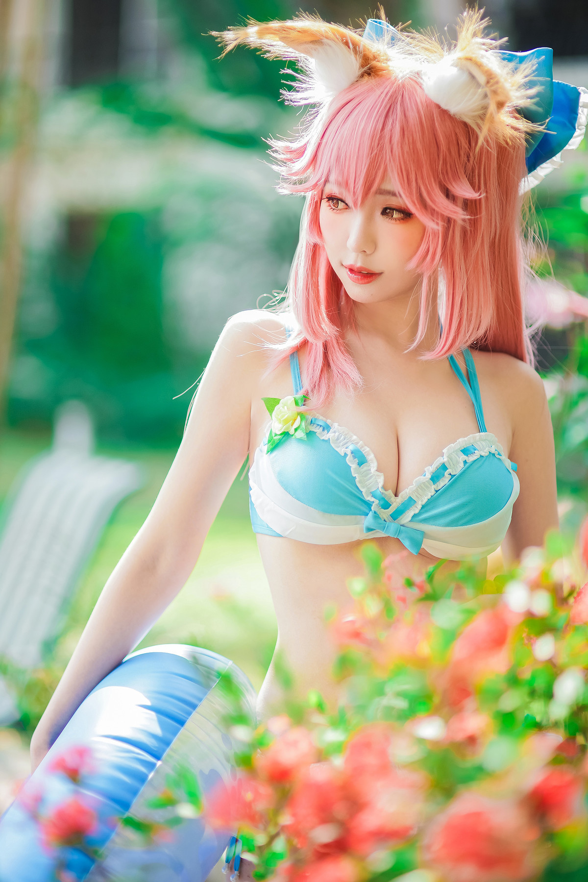 CosplayElyEE子玉藻前泳池写真集