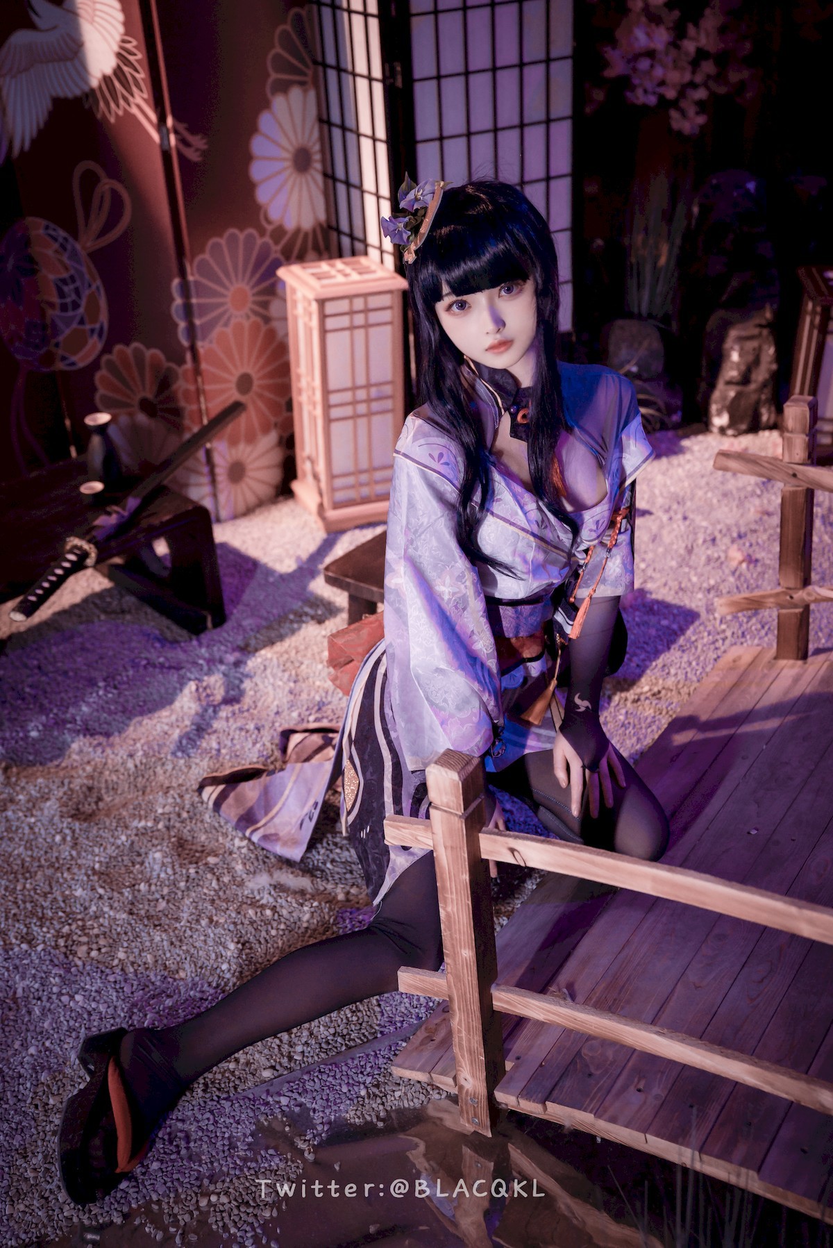 Cosplay白莉愛吃巧克力雷電將軍原版写真
