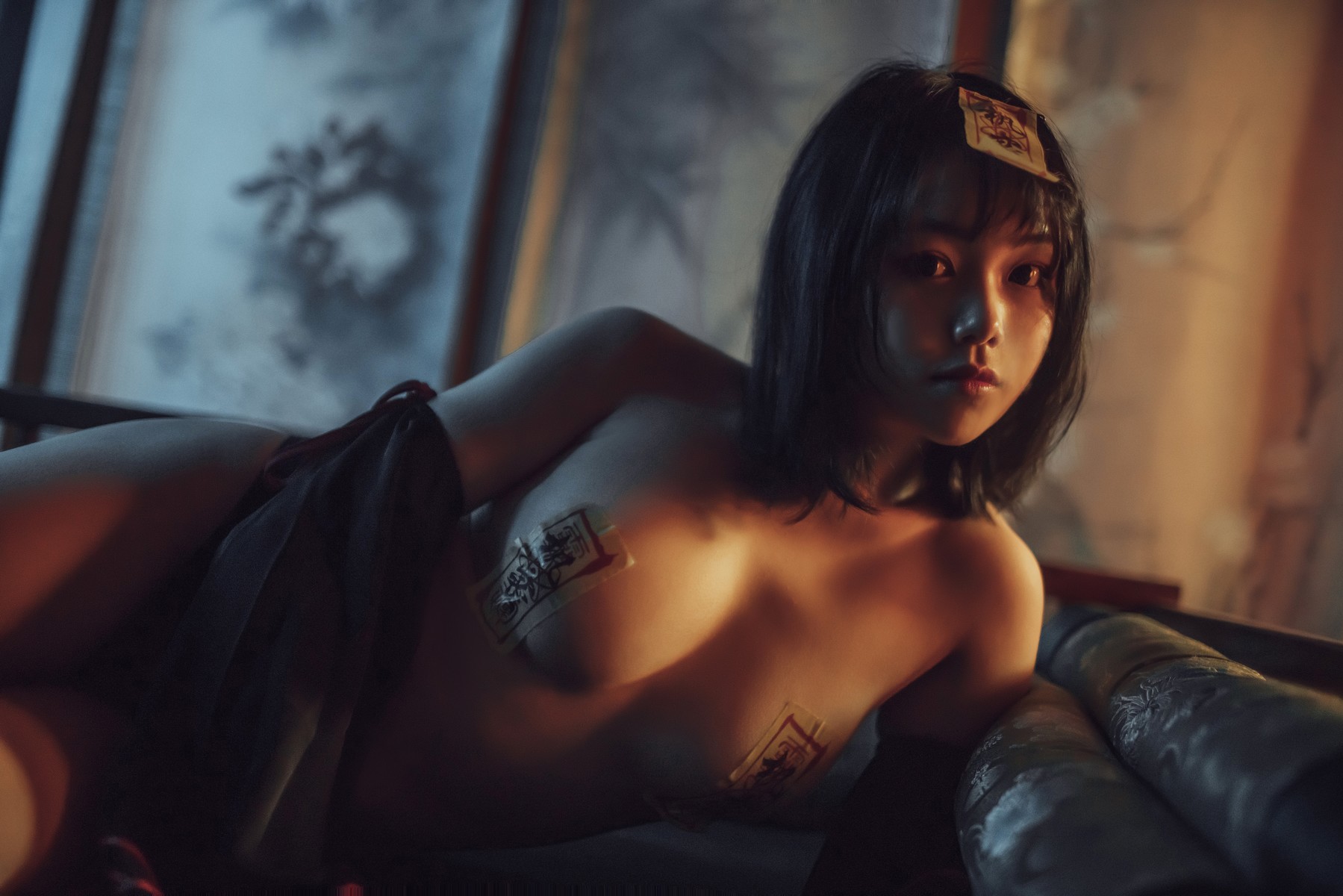 Cosplay七月喵子小僵尸LittleZombie完整版