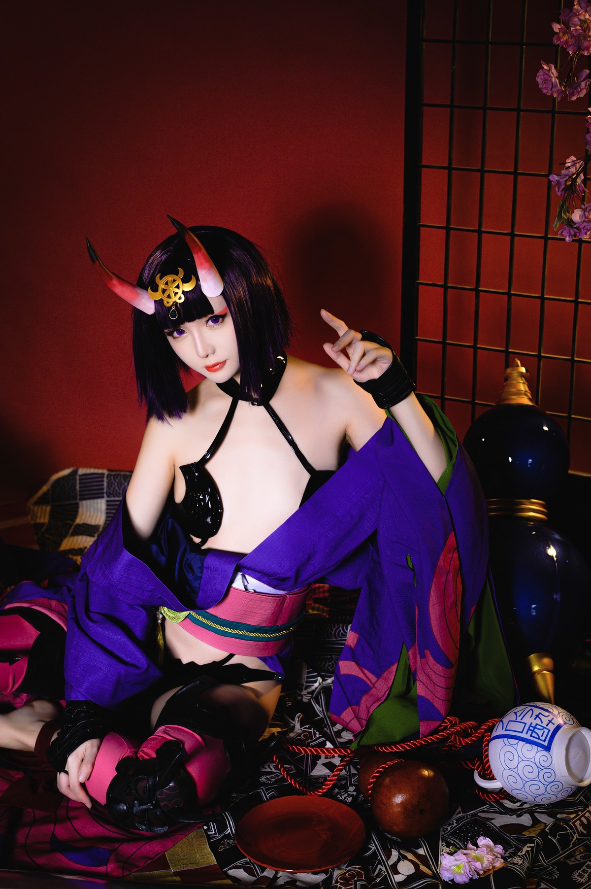 Cosplay星之迟迟Hoshilily酒吞原皮高清全套