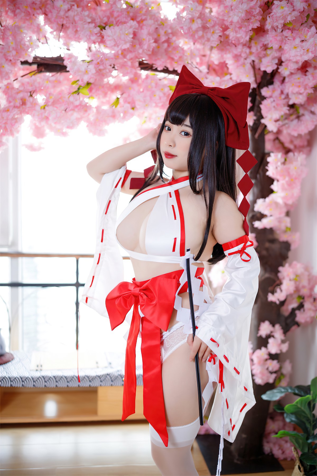 Cosplay胡桃猫Kurumineko欲望神社巫高清全套