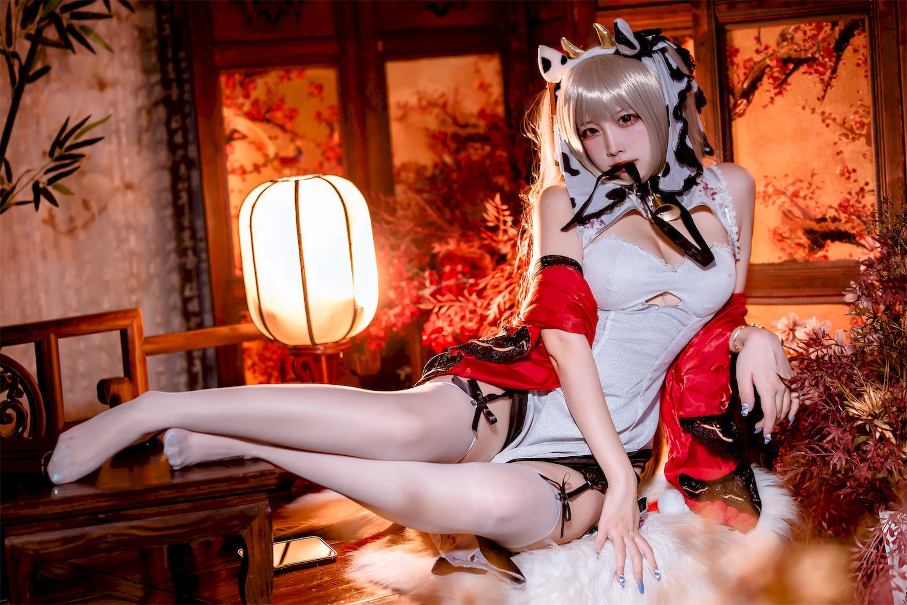 Cosplay二佐Nisa碧蓝航线可畏旗袍独家发布