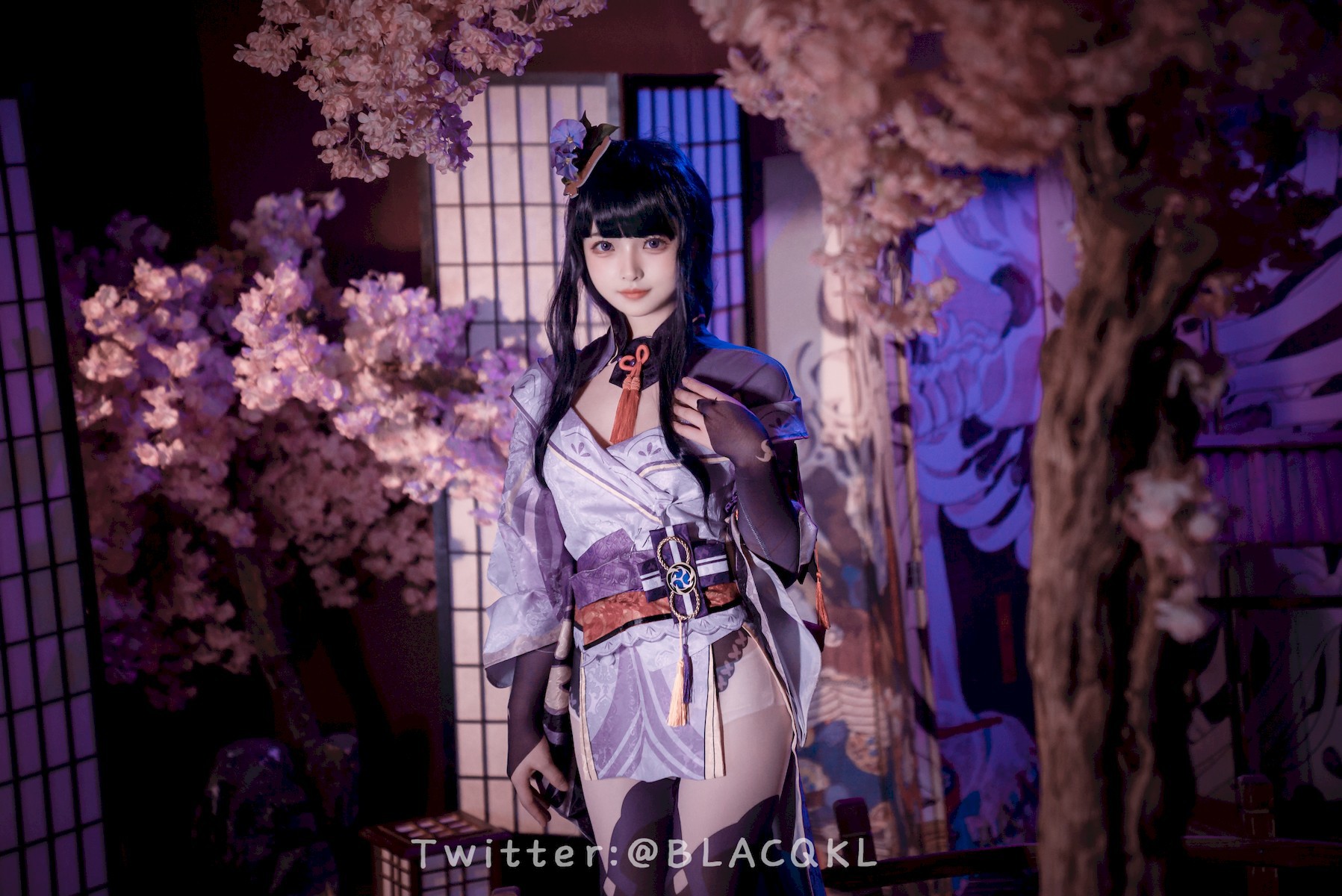 Cosplay白莉愛吃巧克力雷電將軍原版写真