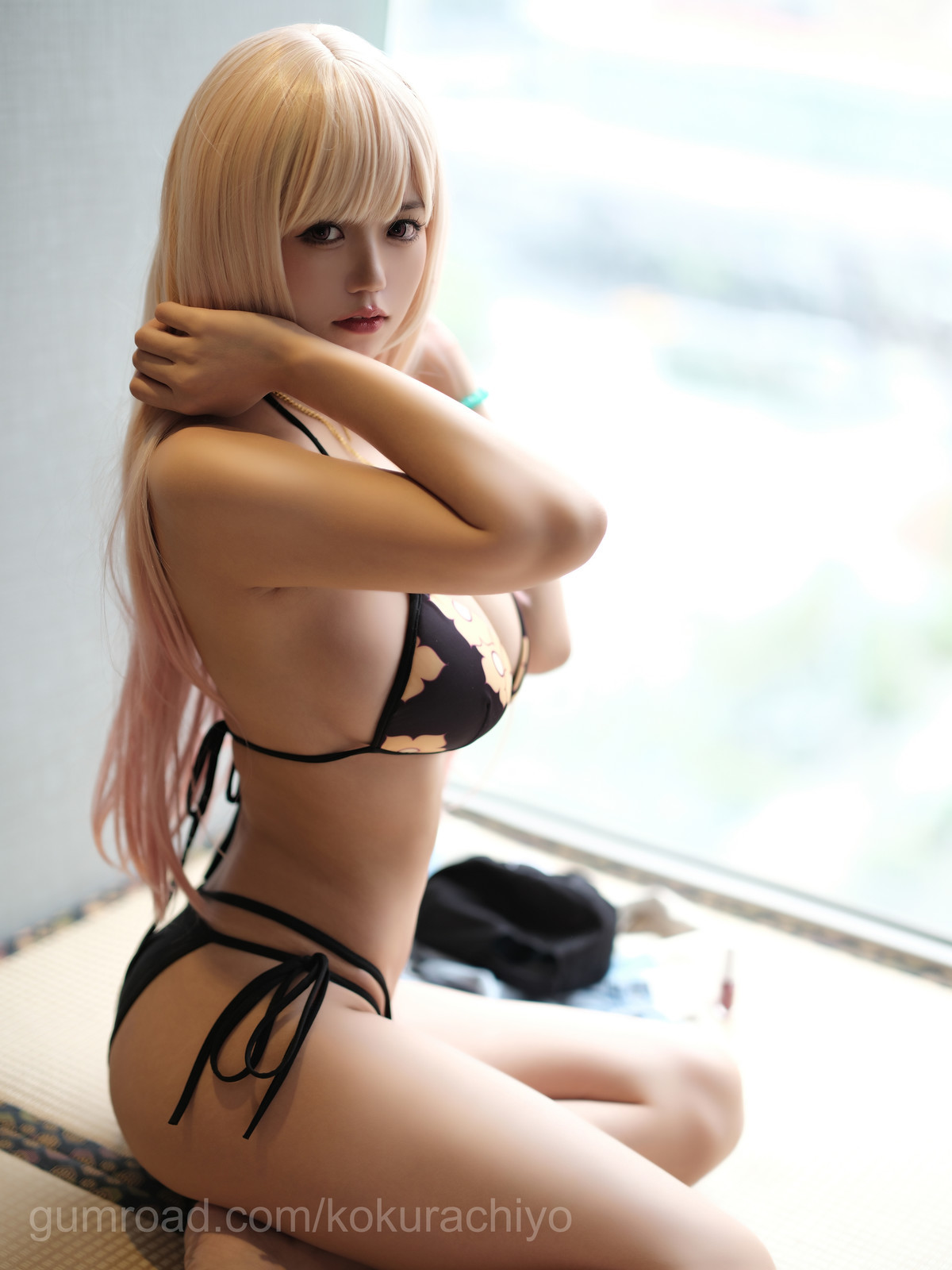 Cosplay小仓千代w喜多川海夢泳装人气写真