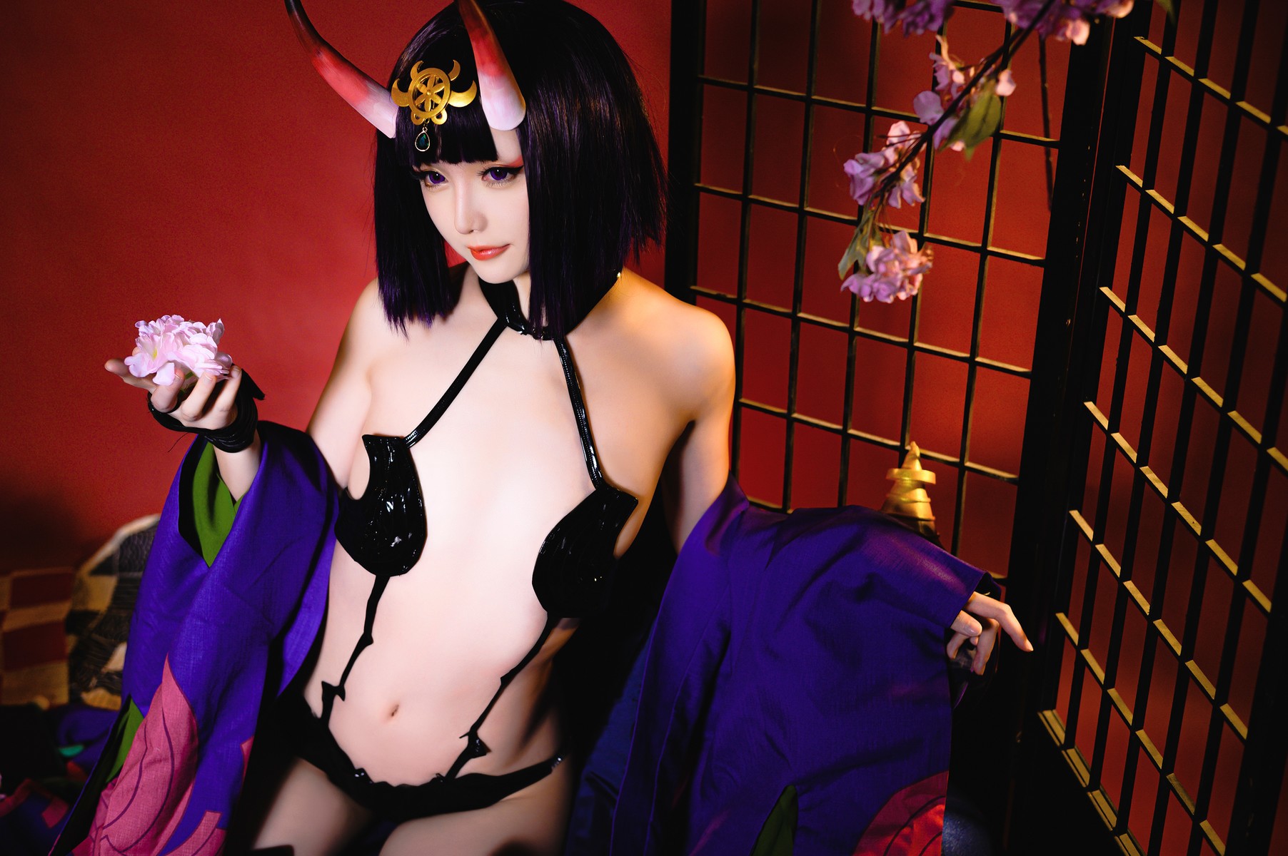 Cosplay星之迟迟Hoshilily酒吞原皮高清全套