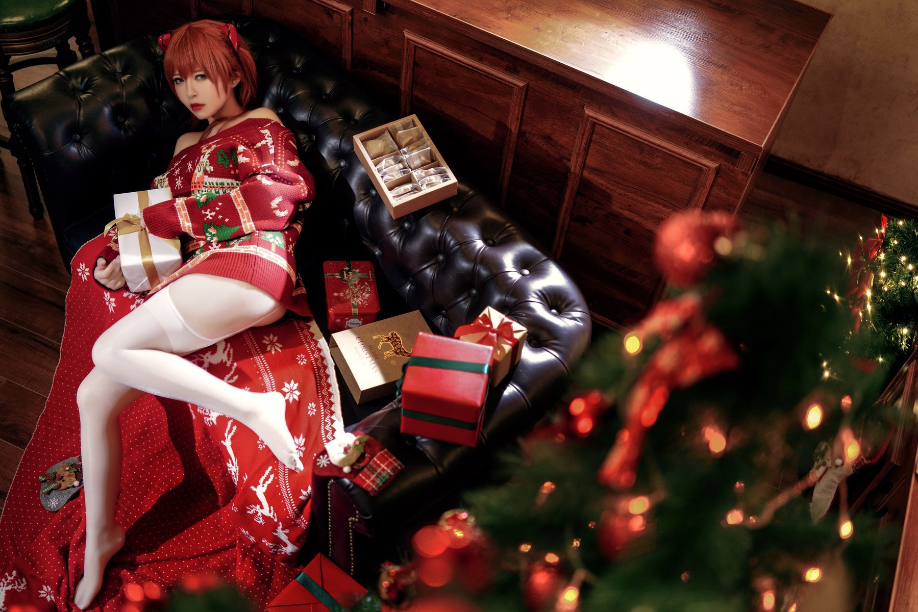 Cosplay半半子式波ASUKAChristmas首发资源