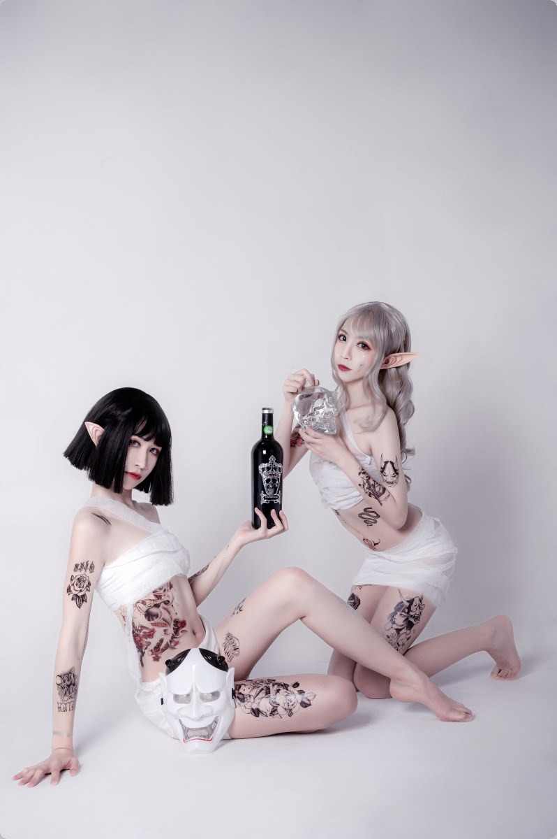 Cos阮邑Fairy绑带和武士41P精修版
