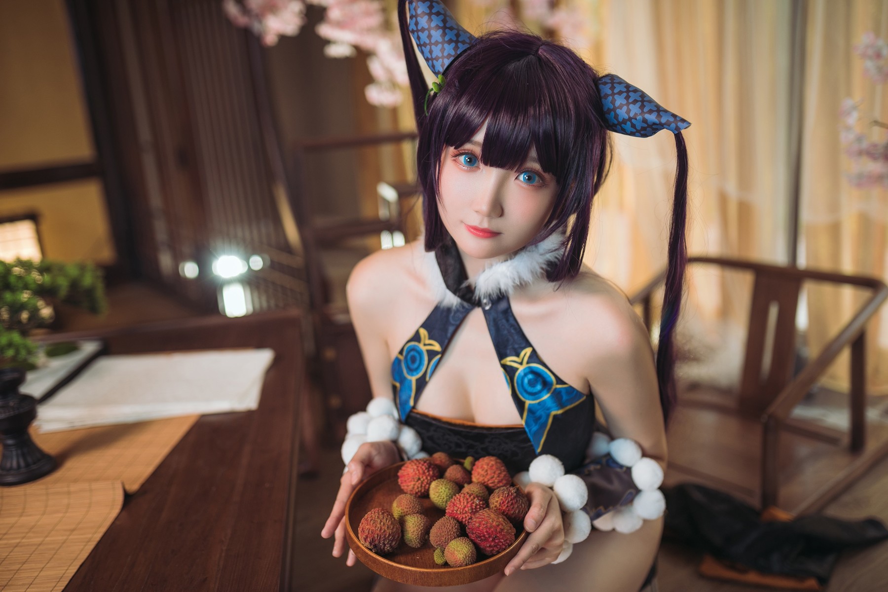 Cosplay瓜希酱杨贵妃套图