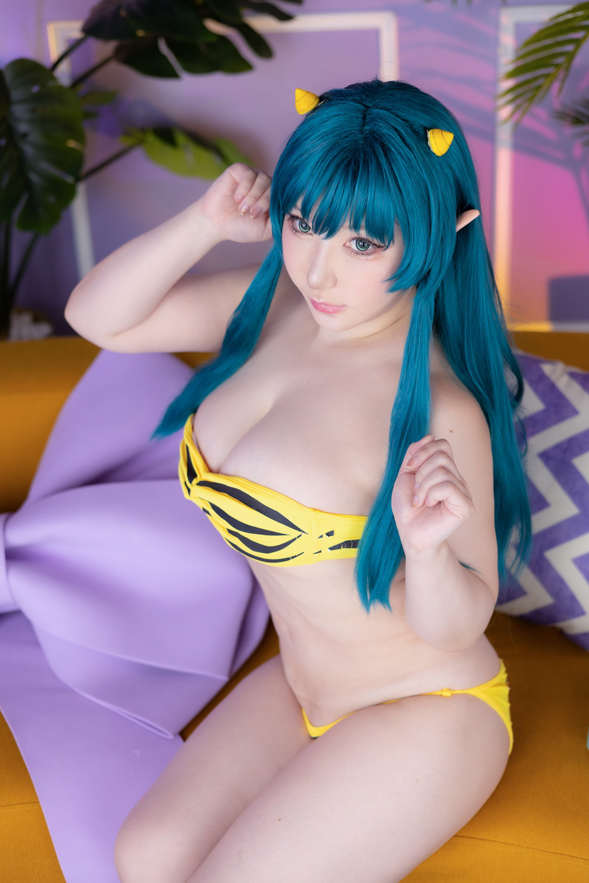 CosplaySAKUサクLumラムうる星やつらSet01收藏必备