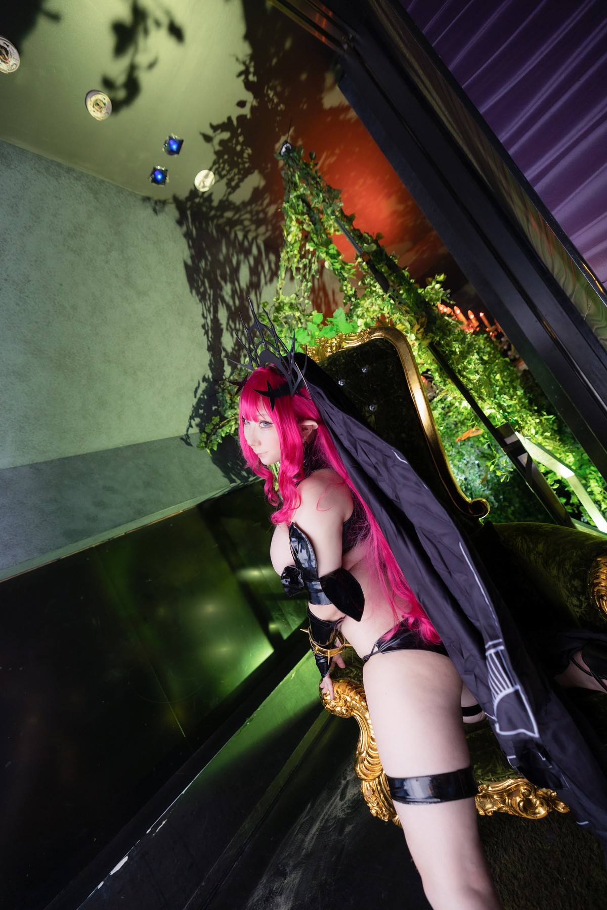 CosplaySAKUサクMorganleFaySet05免费资源