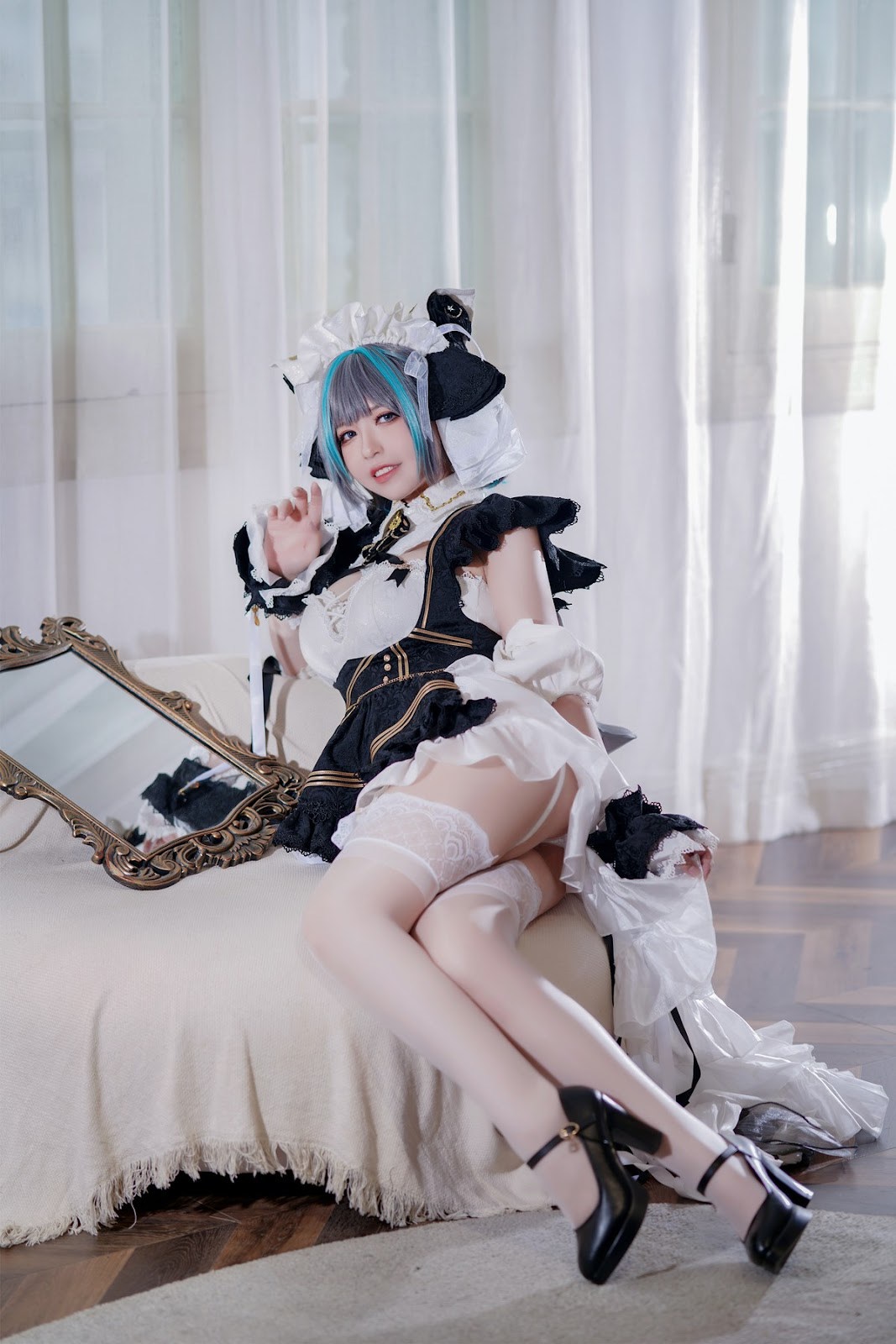 Cosplay半半子柴郡稀有资源