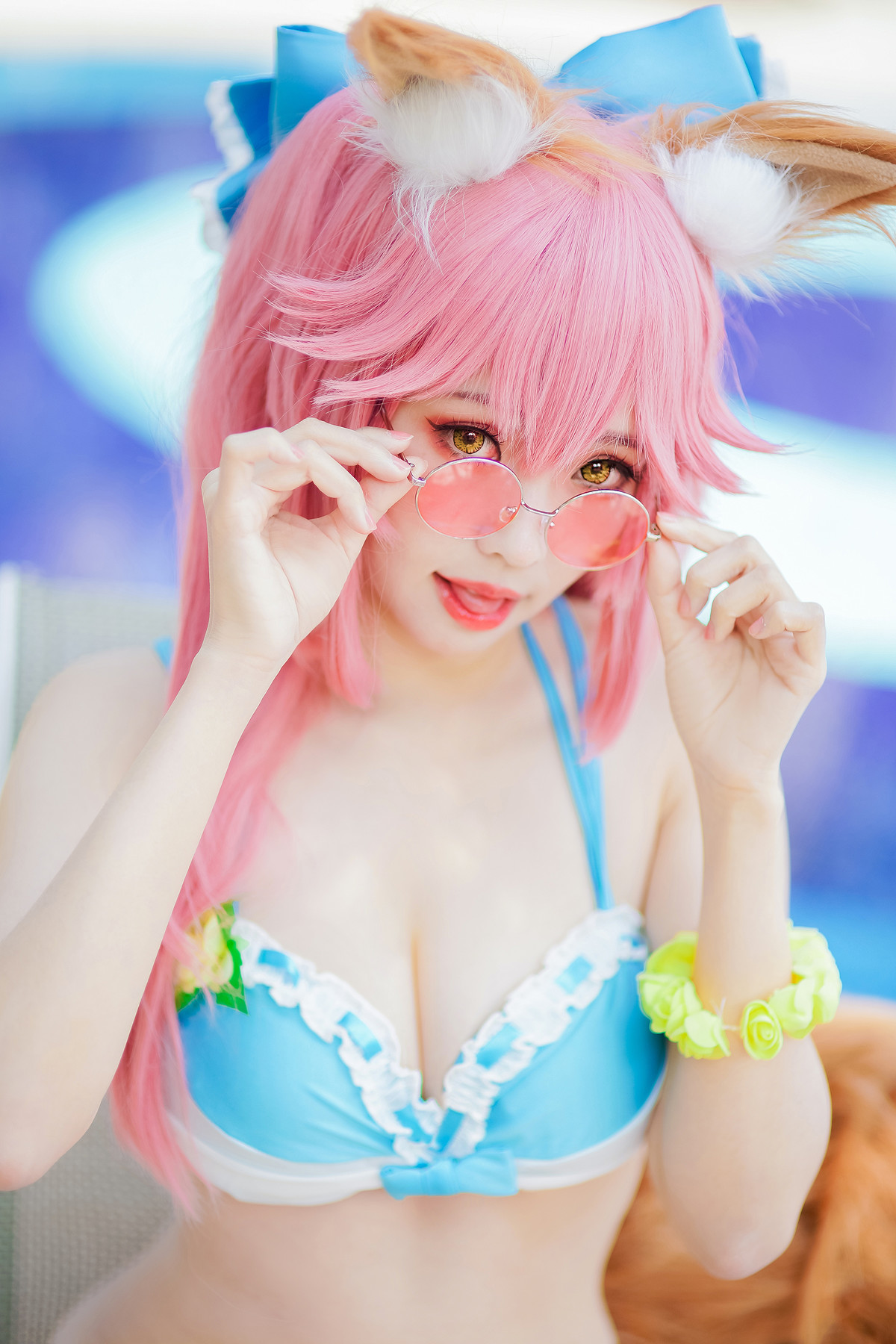 CosplayElyEE子玉藻前泳池写真集