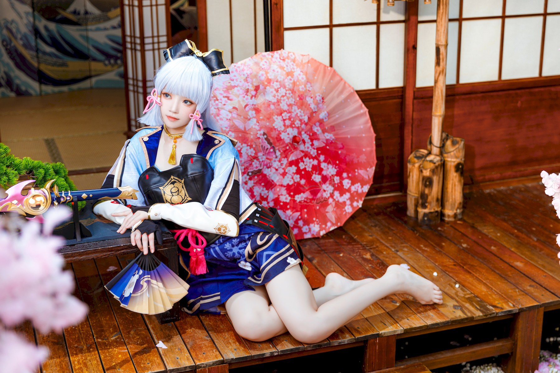 Cosplay桜桃喵神里绫华AyakaKamisato精修版