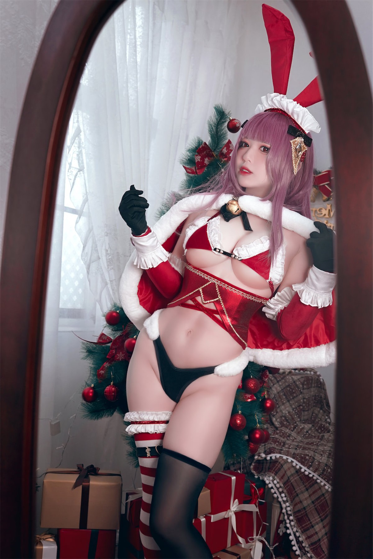Cosplay半半子ChristmasBunnyAike写真集