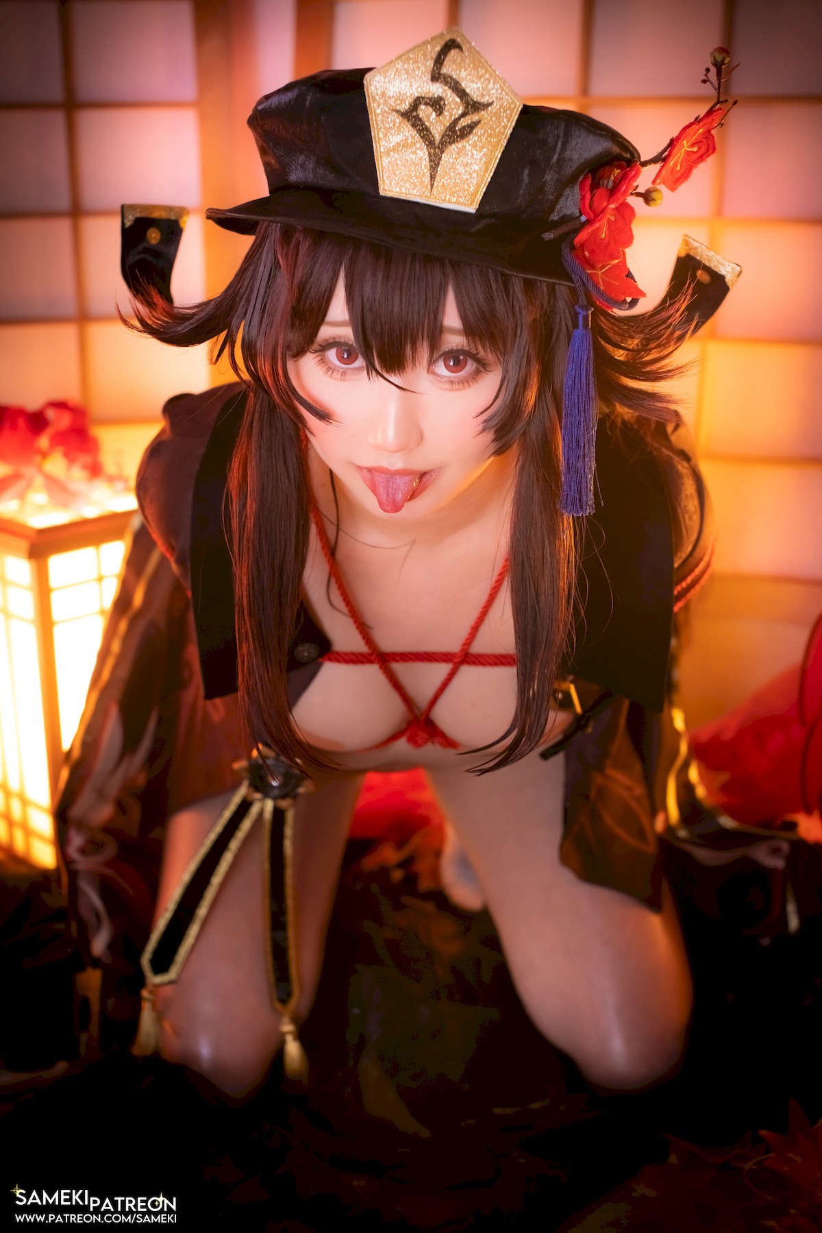CosplaySAMEKIサメキ原神胡桃爆款写真