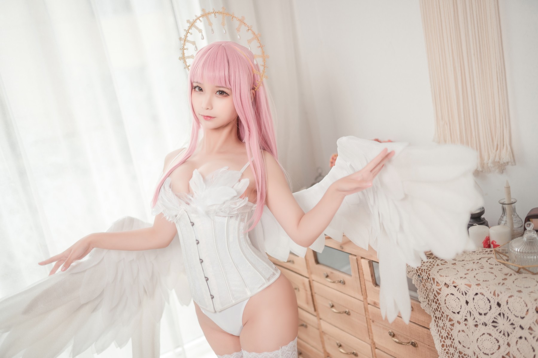 Cosplay蠢沫沫Chunmomo沫沫真爱版天使本光天使免费资源