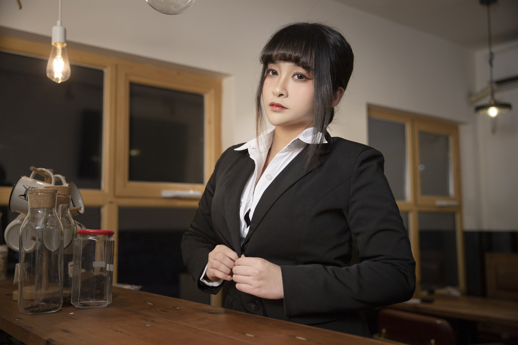 Cosplay洛璃LoLiSAMA醉酒OL免费福利