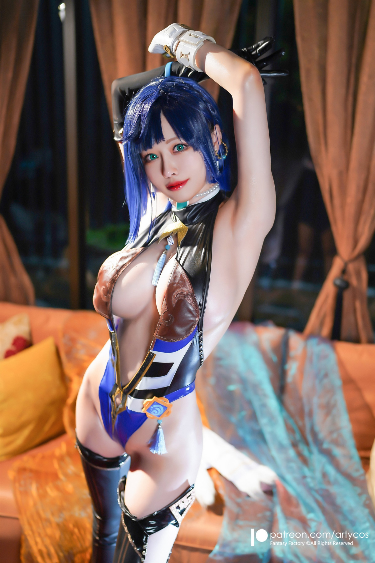 CosplayArty亞緹Yelan夜兰GenshinSet01高清全套