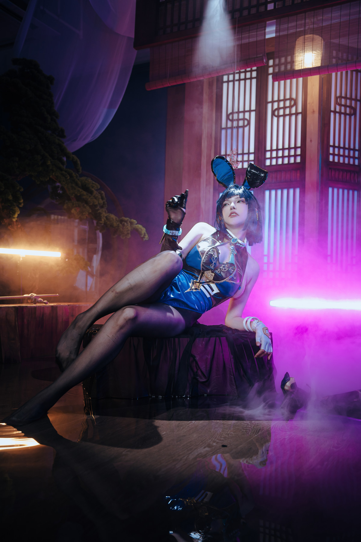 Cosplay夏小秋秋秋夜兰兔女郎Set02限时福利