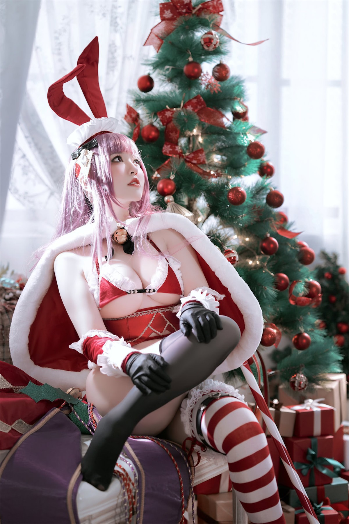 Cosplay半半子ChristmasBunnyAike写真集