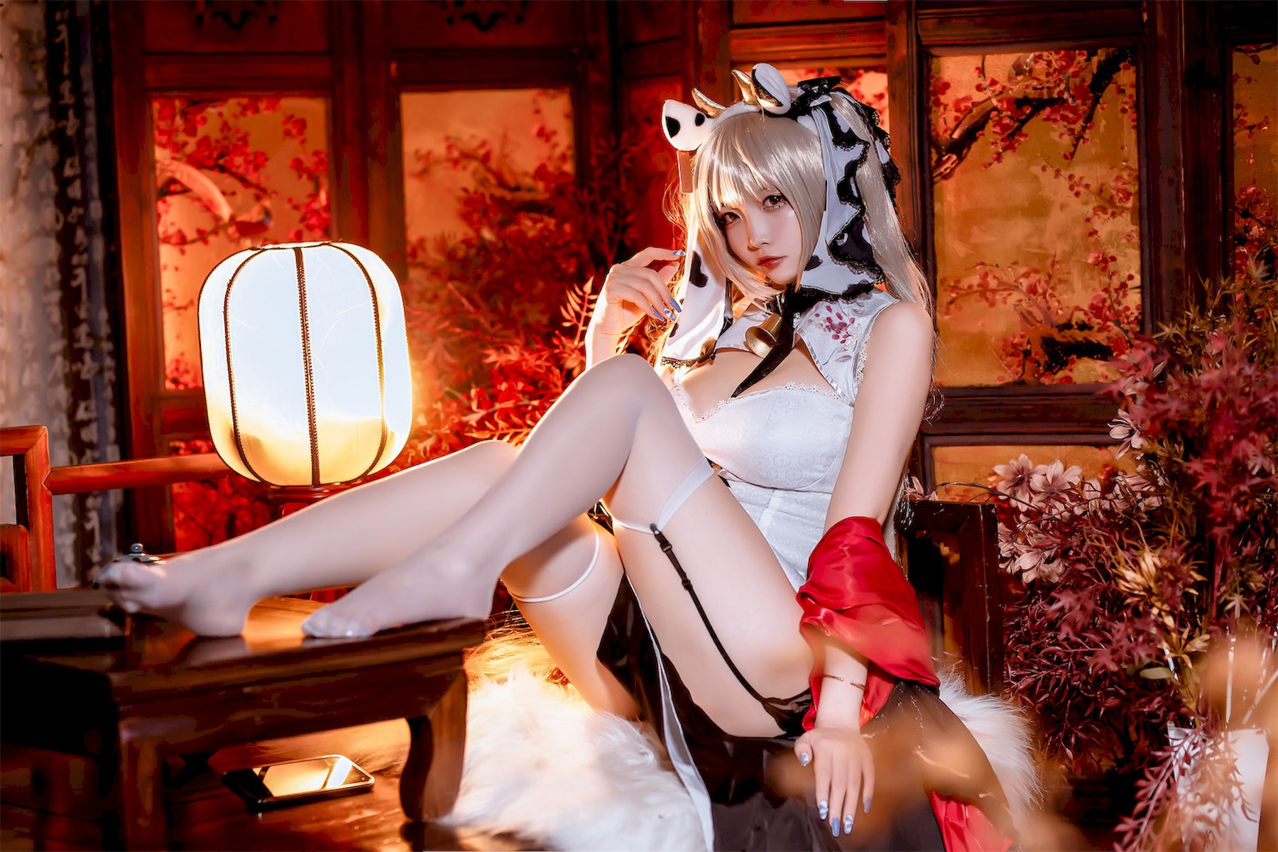 Cosplay二佐Nisa碧蓝航线可畏旗袍独家发布
