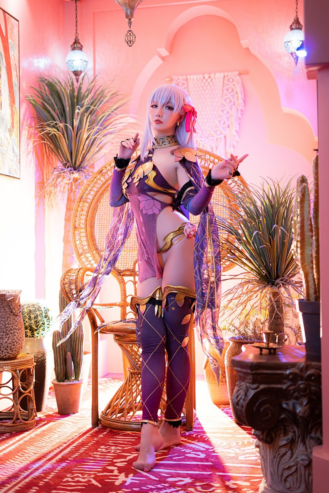 Cosplay星之迟迟Hoshilily秘密花园伽摩写真大全