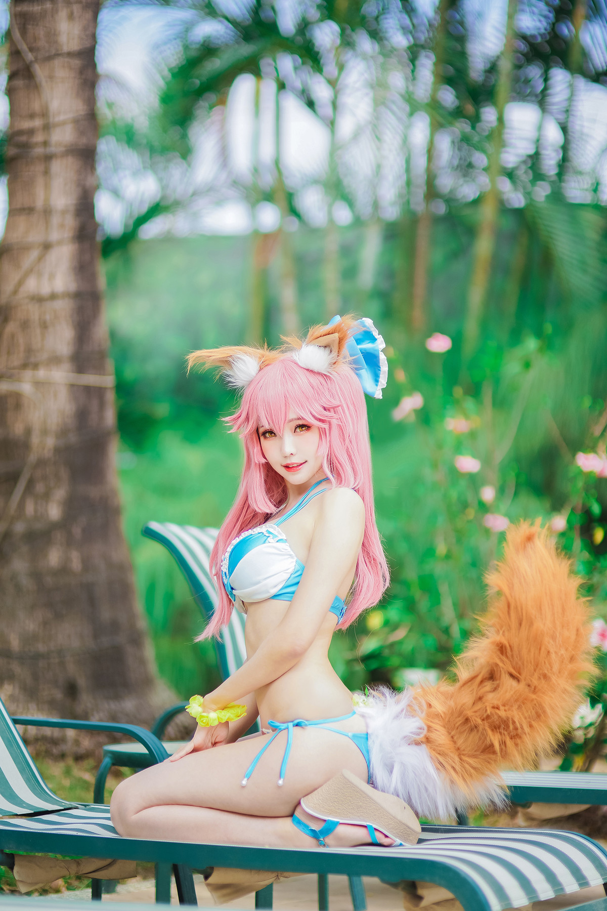 CosplayElyEE子玉藻前泳池写真集