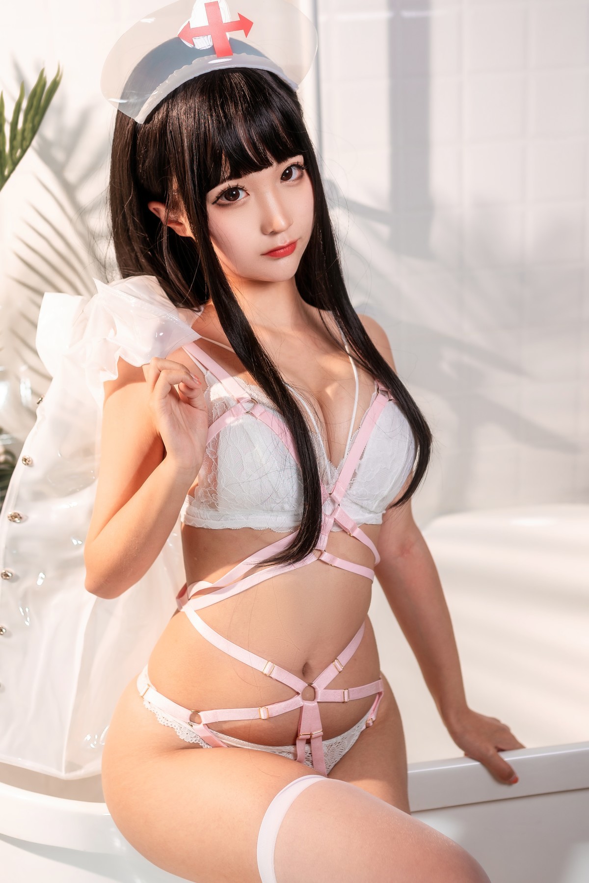Cosplay蠢沫沫ChunmomoGelCoatNurseSet03高清写真