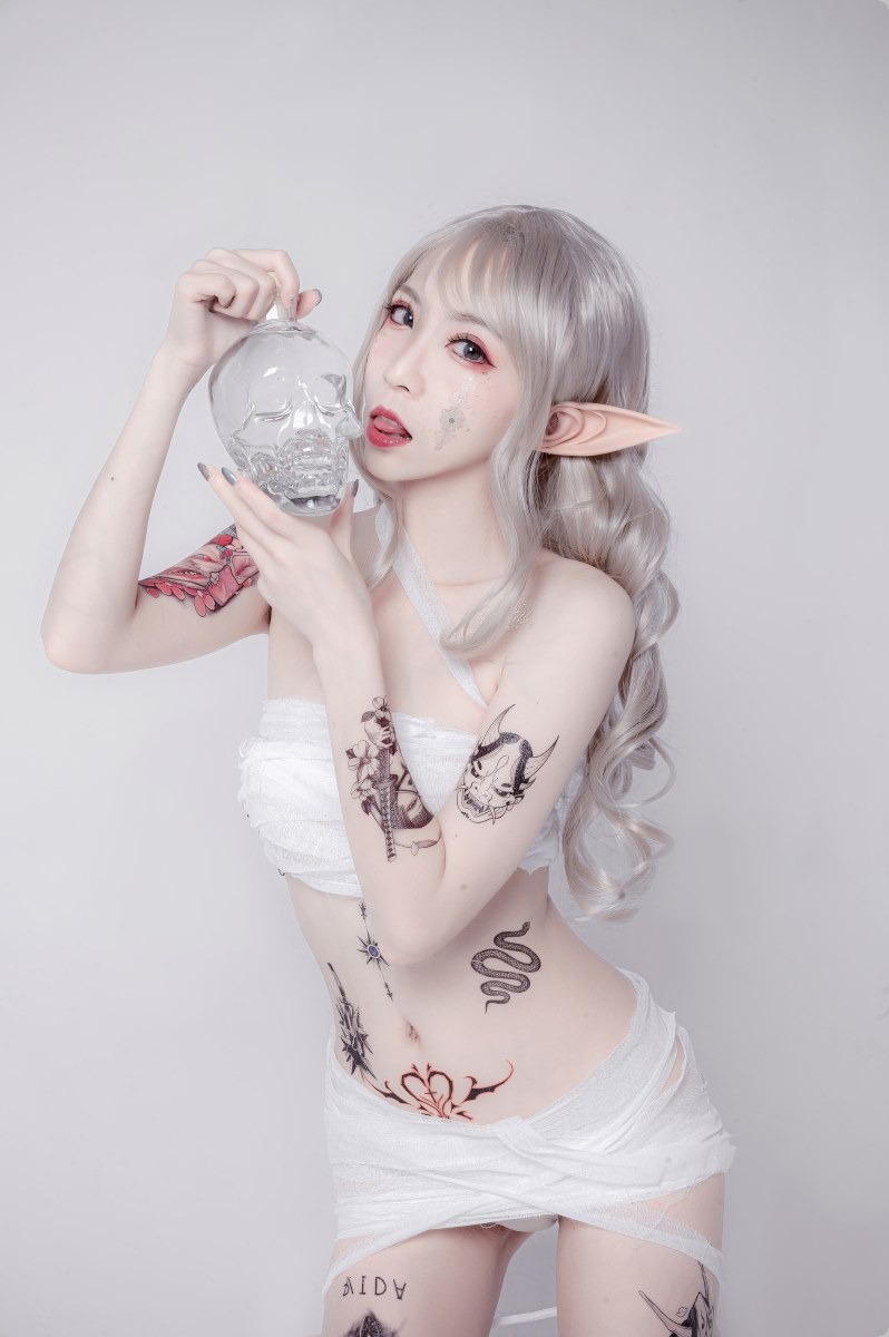 Cos阮邑Fairy绑带和武士41P精修版