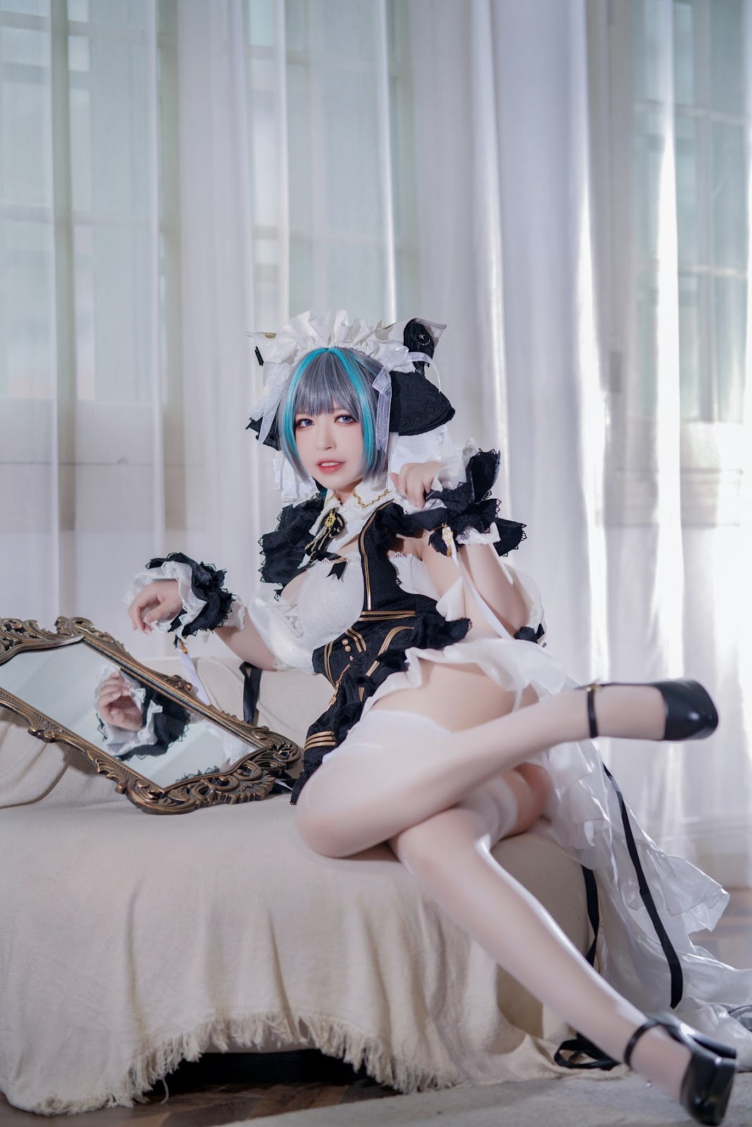 Cosplay半半子柴郡稀有资源