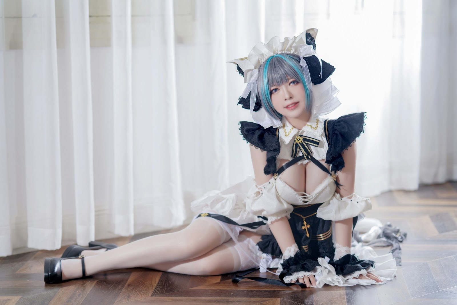 Cosplay半半子柴郡稀有资源