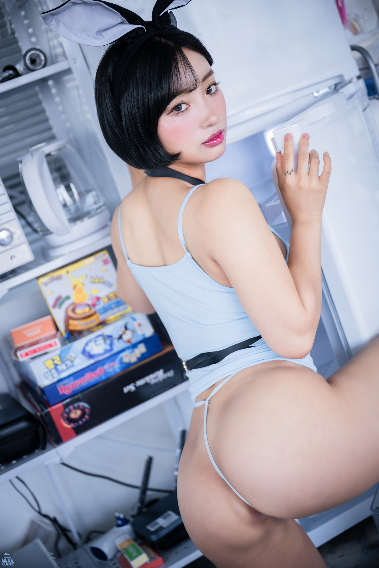 BootyQueenBLUECAKERabbitSkyRED套图