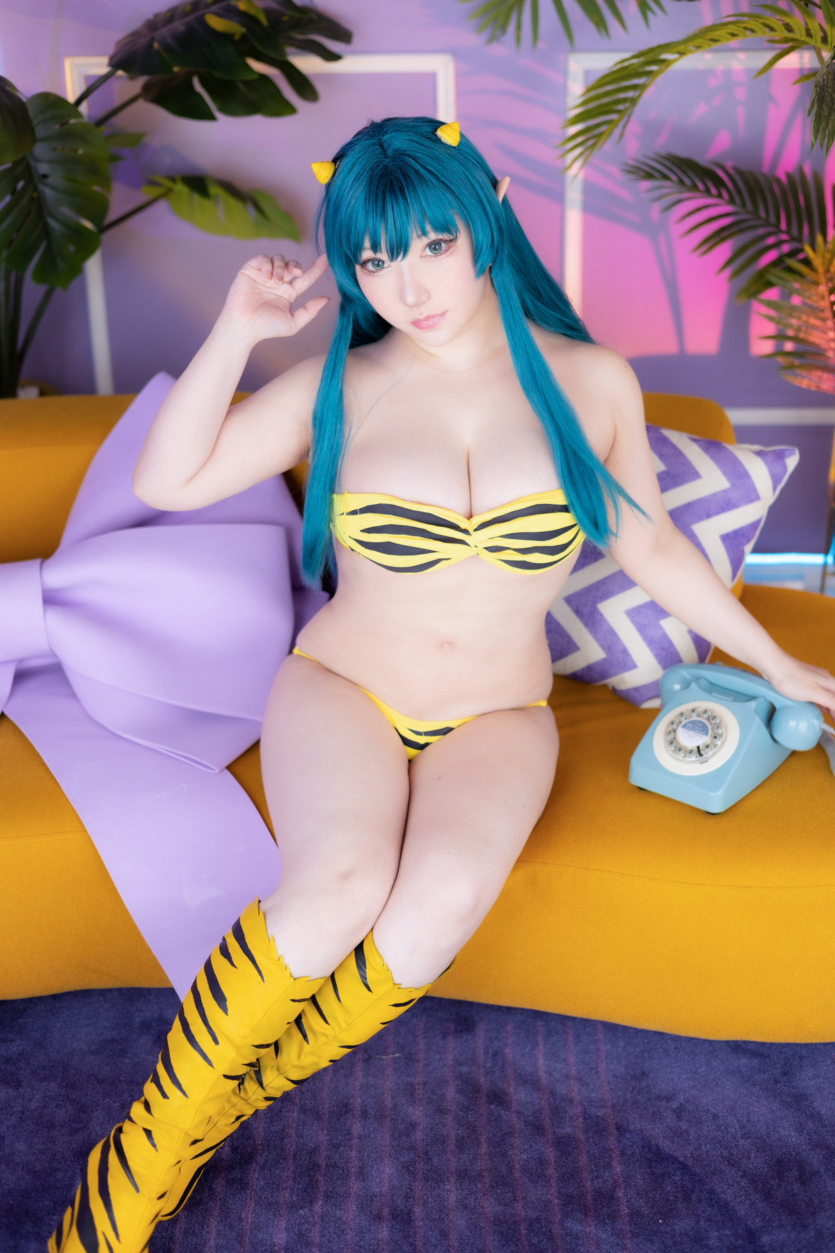 CosplaySAKUサクLumラムうる星やつらSet01收藏必备
