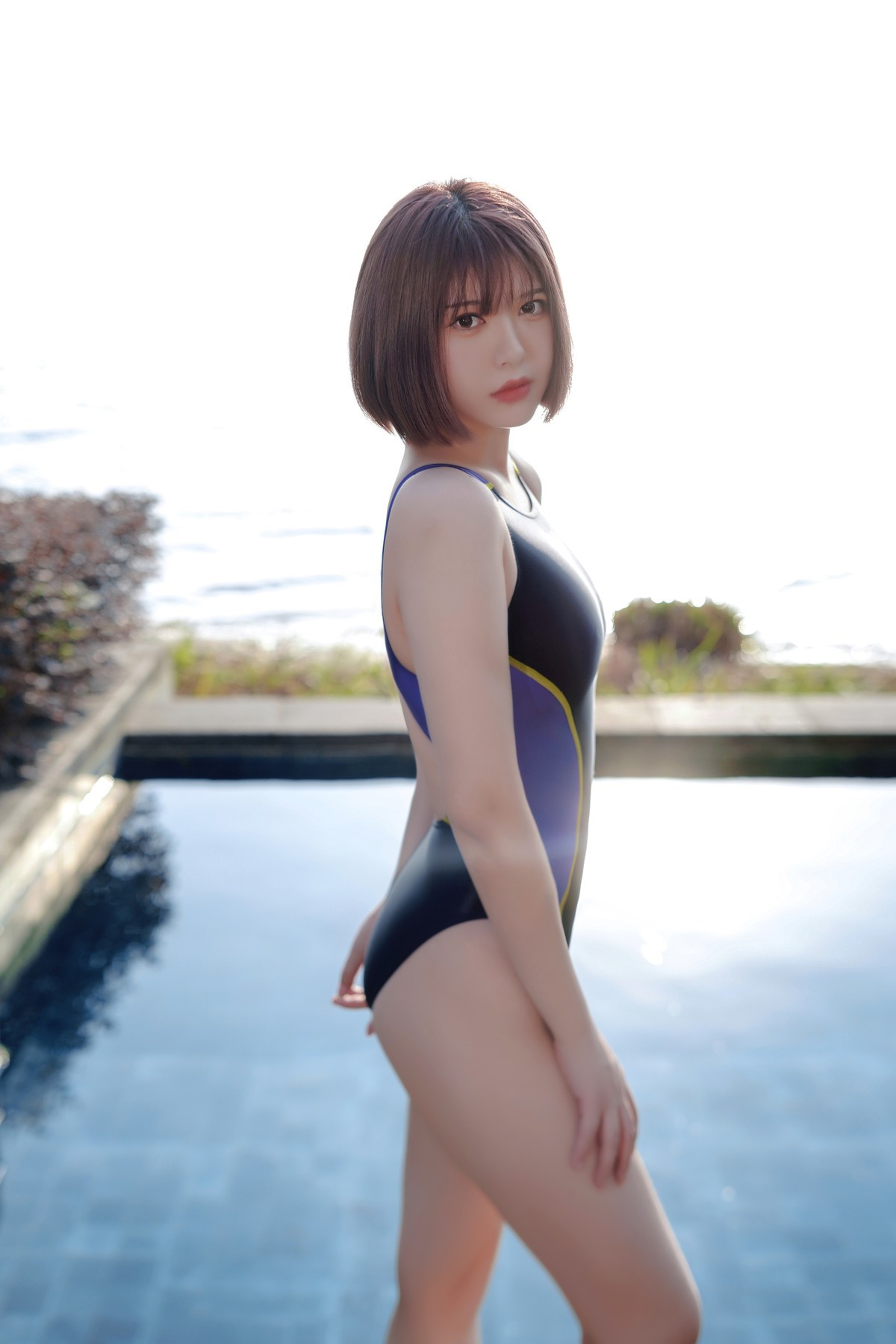 Cosplay半半子競泳水着を着た彼女限时福利