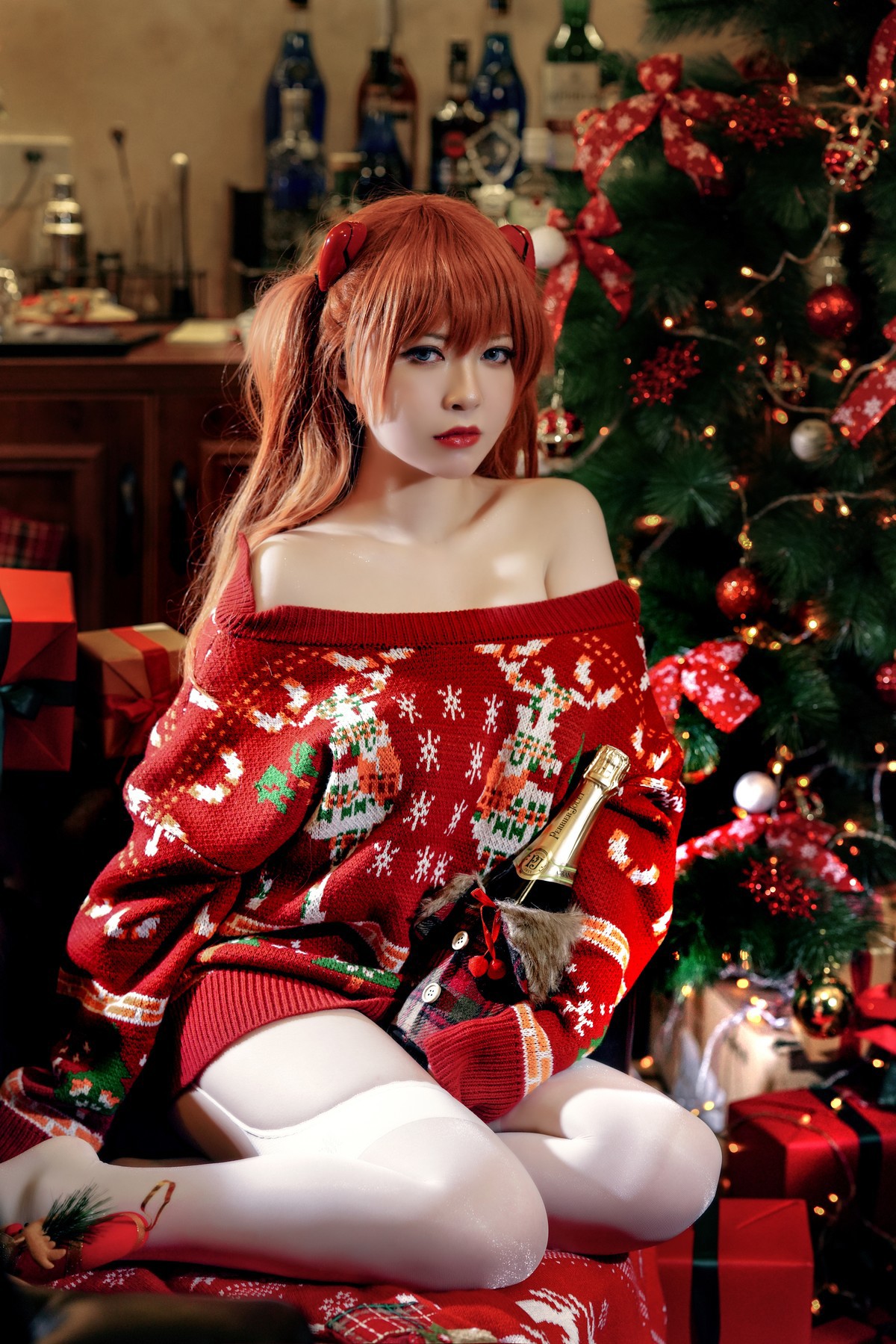 Cosplay半半子式波ASUKAChristmas首发资源