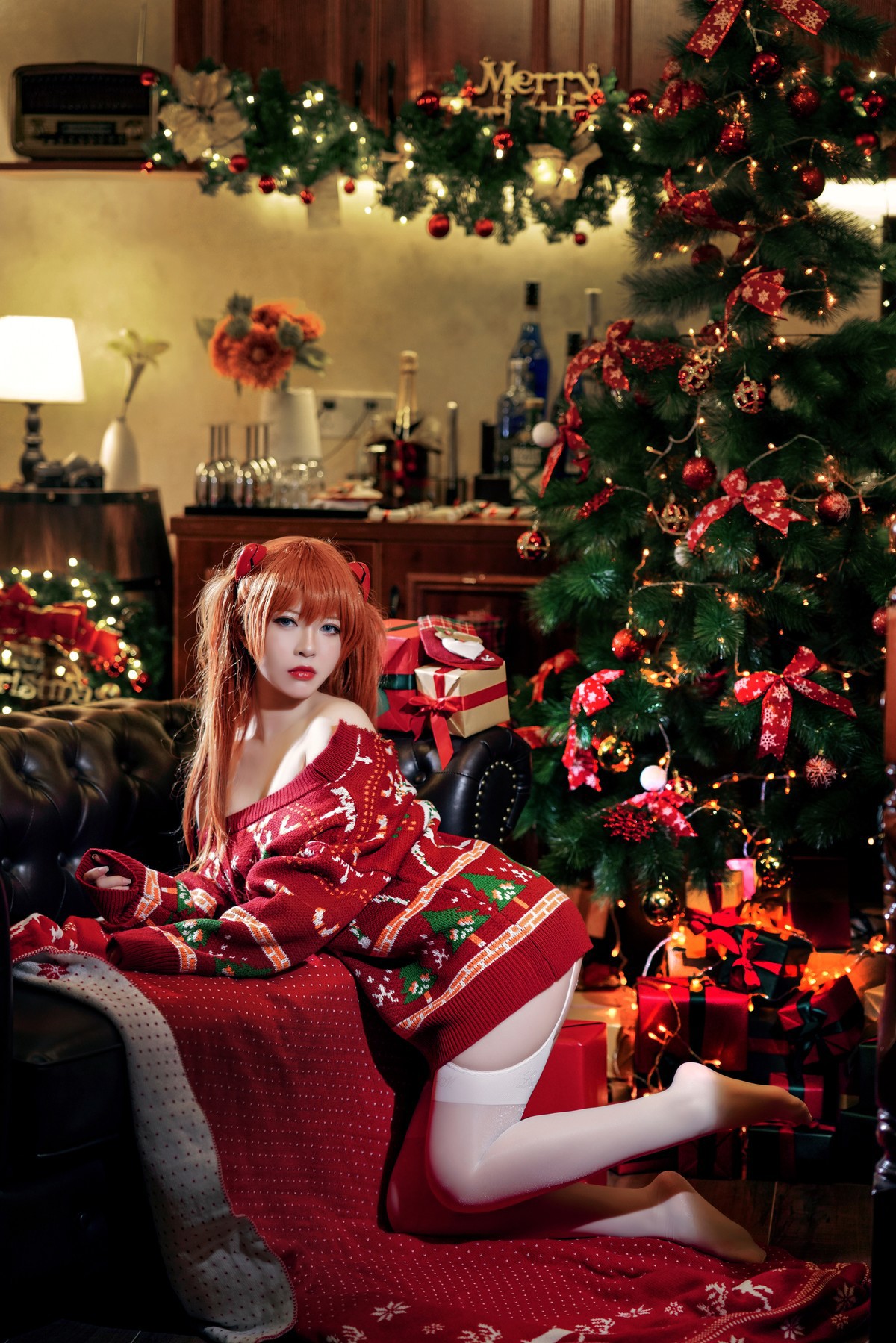 Cosplay半半子式波ASUKAChristmas首发资源