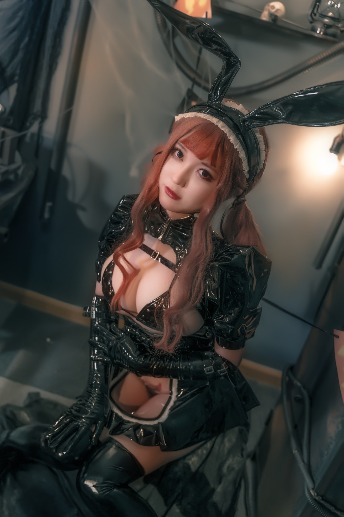 Cosplay奇行家狗崽漆皮兔女仆热门合集