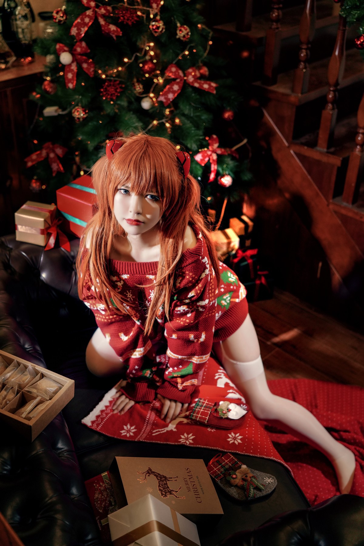 Cosplay半半子式波ASUKAChristmas首发资源