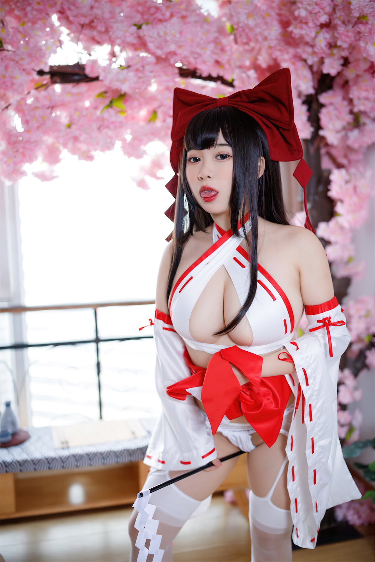 Cosplay胡桃猫Kurumineko欲望神社巫高清全套
