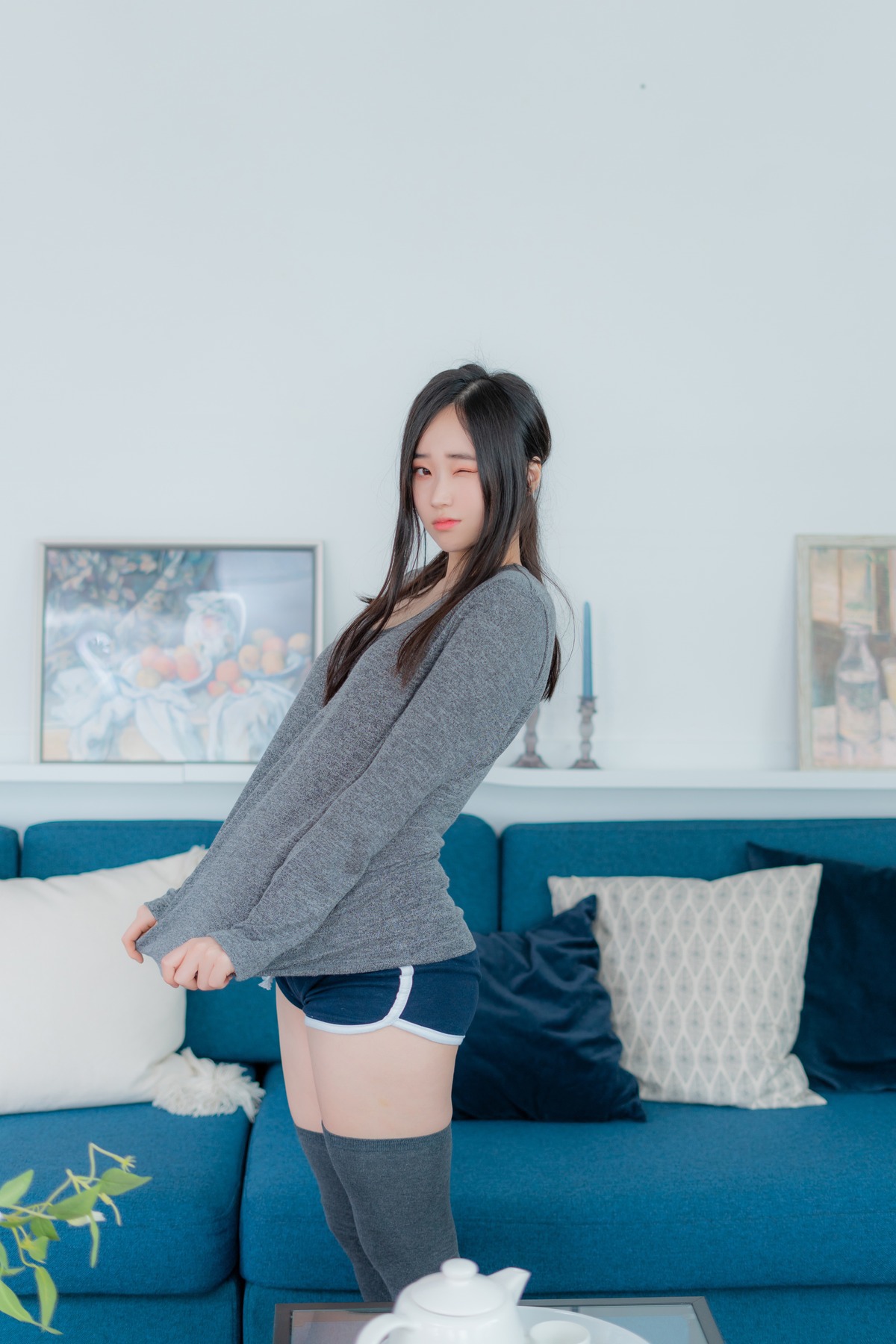 Bambi??CreamSodaOverkneesocksSet02最新写真
