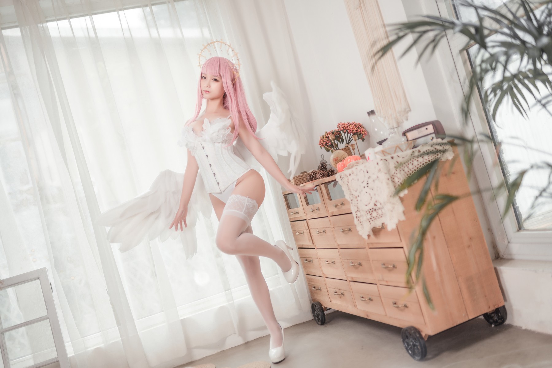 Cosplay蠢沫沫Chunmomo沫沫真爱版天使本光天使免费资源