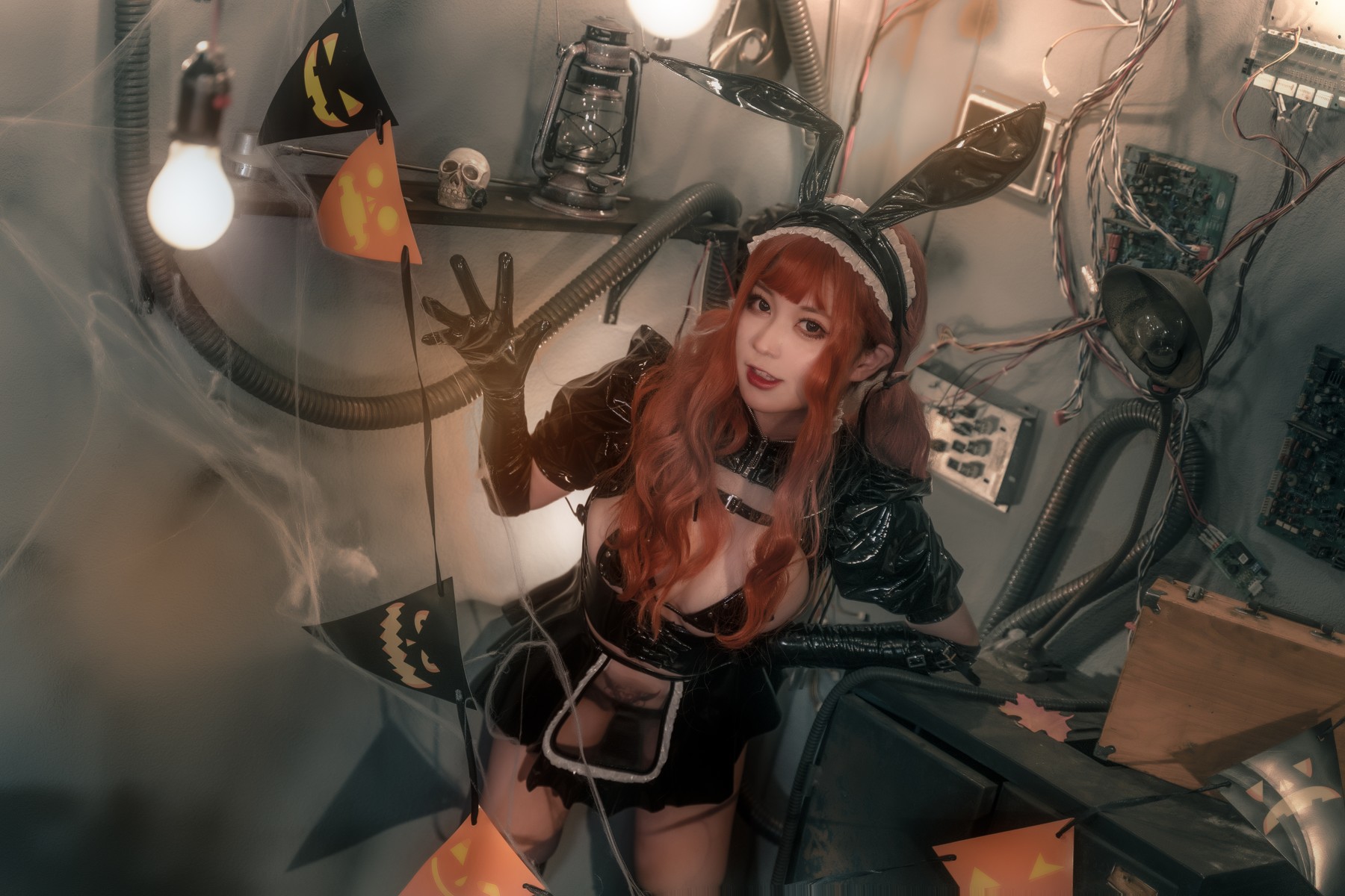 Cosplay奇行家狗崽漆皮兔女仆热门合集