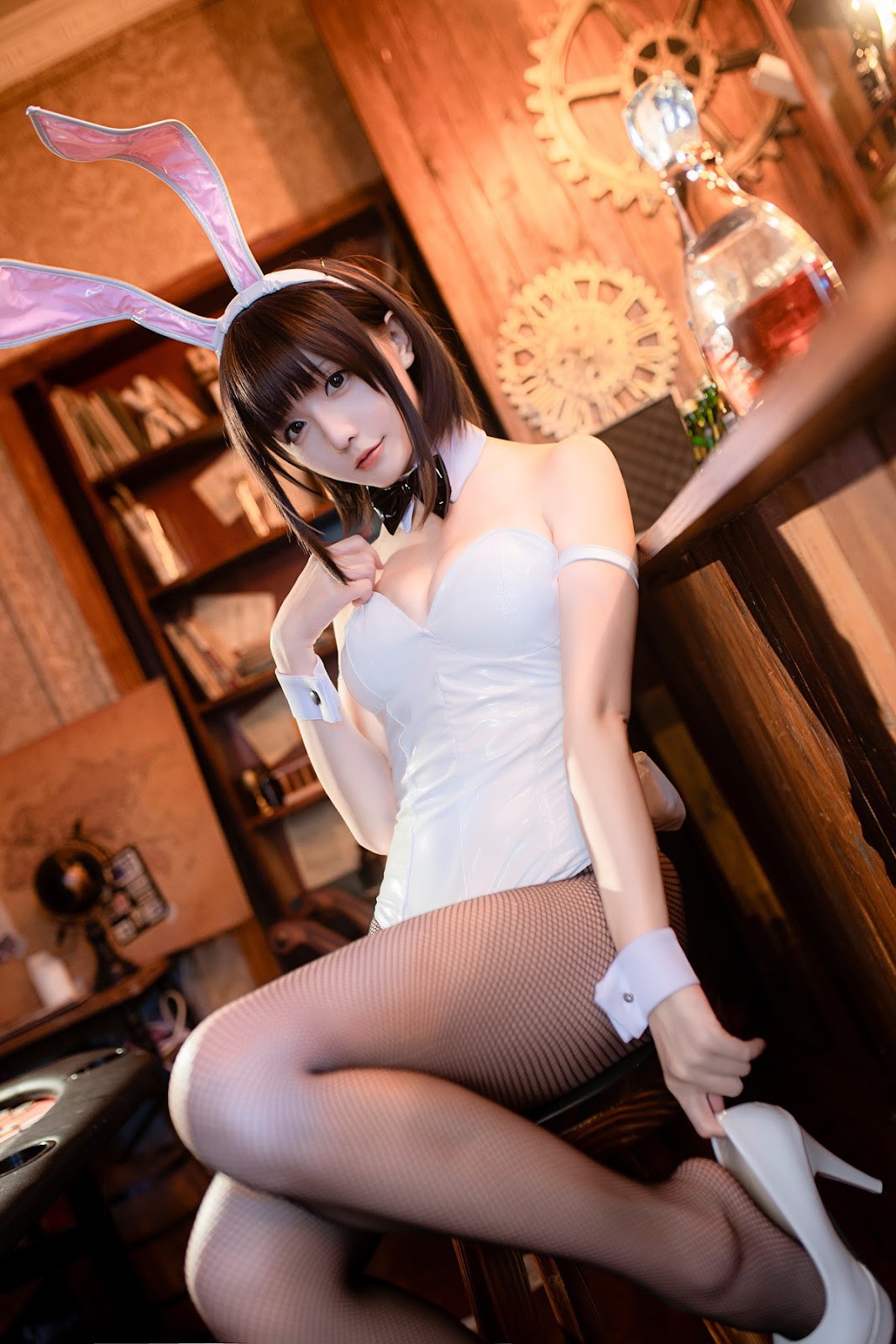 Cosplay星之迟迟Hoshilily加藤惠兔女郎免费福利